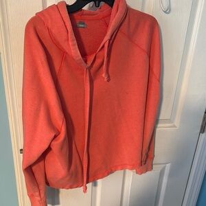 Coral Hooded Sweatshirt